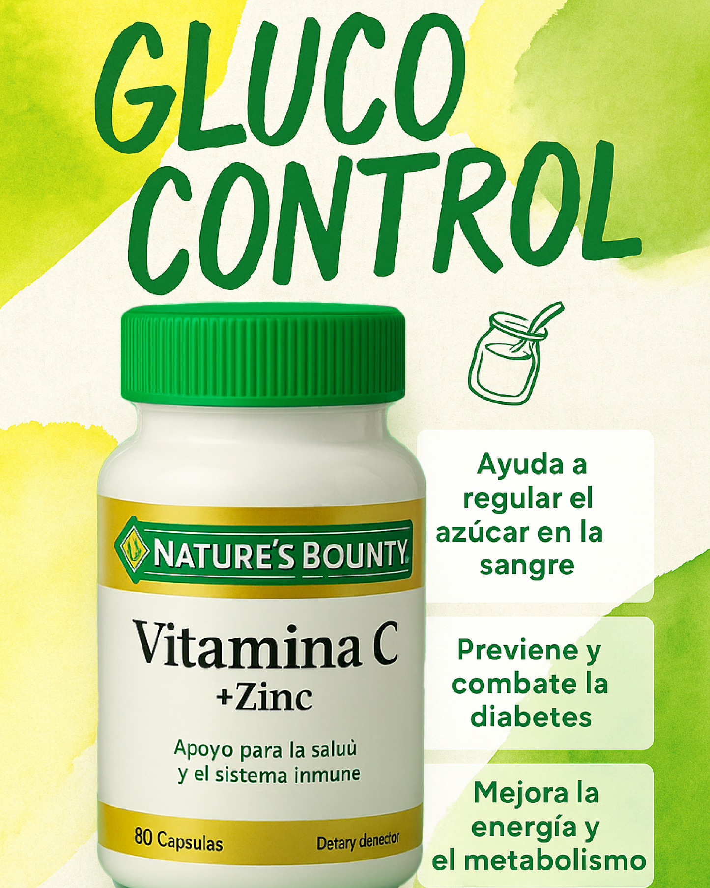 Gluco Control - Te ayuda con el control de la azúcar en tu sangre naturalmente