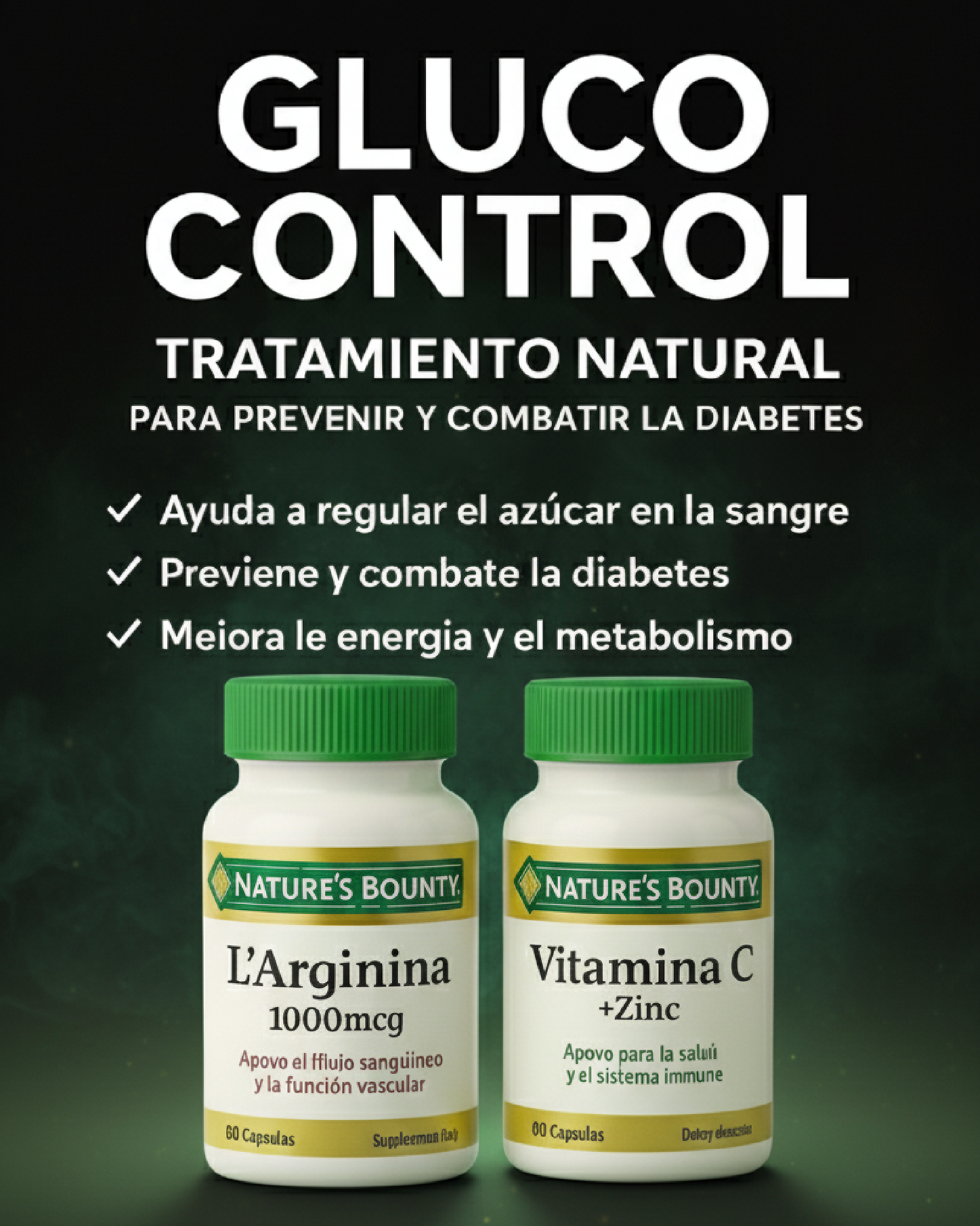 Gluco Control - Te ayuda con el control de la azúcar en tu sangre naturalmente