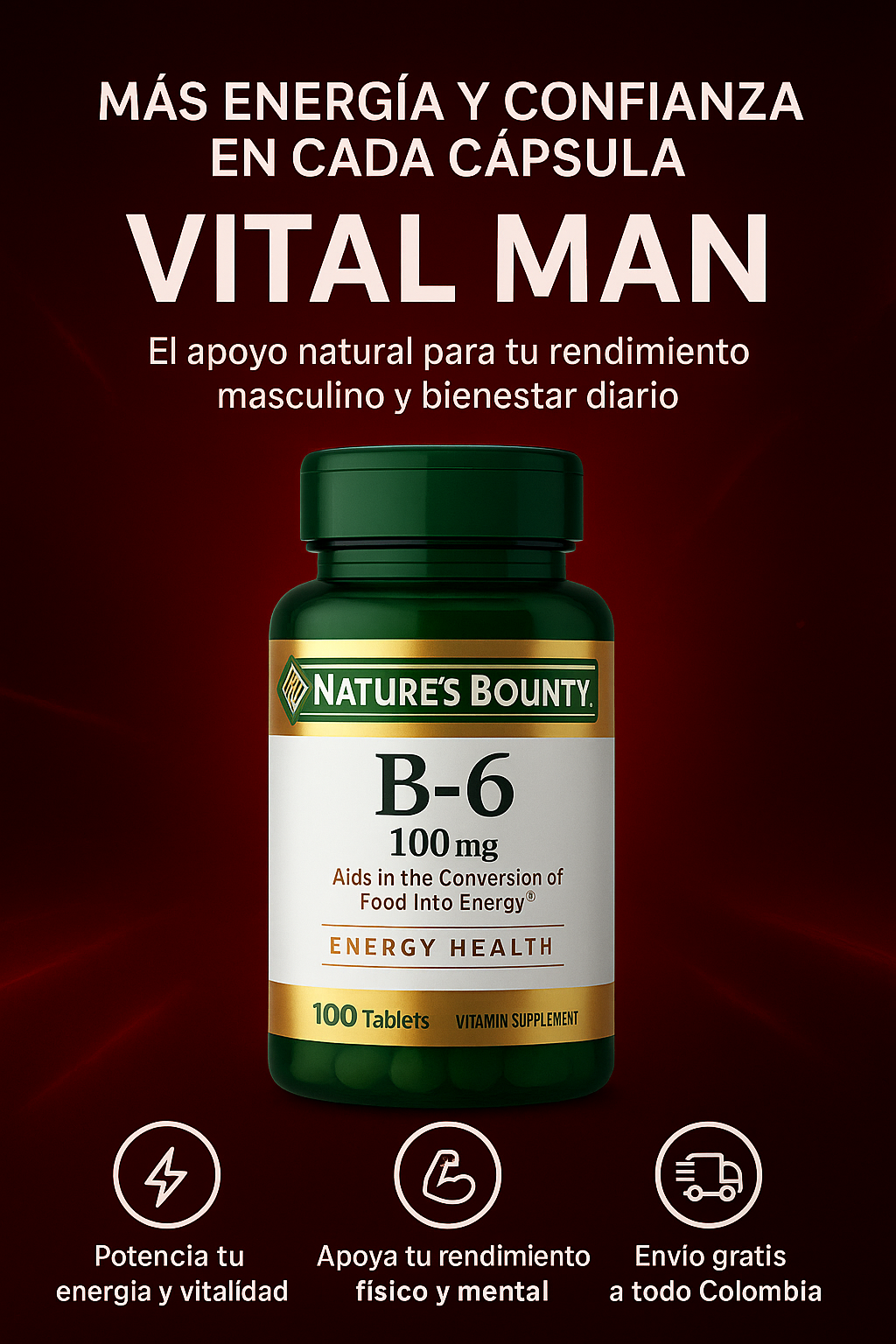 Vital Man - Recupera tu confianza y potencia tu energía masculina de forma natural