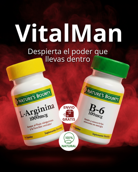 Vital Man – Apoyo natural para tu rendimiento y potencia masculina
